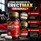 Erect Max Original – Fórmula Natural para Energía y Rendimiento | 30 Tabletas de 400 mg